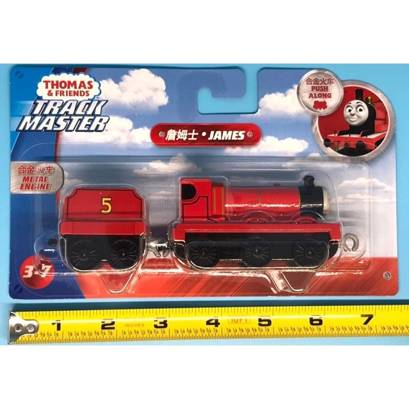 New Thomas & Friends Track Push Along James Metal Engine by Fisher Price. - Picture 7 of 12